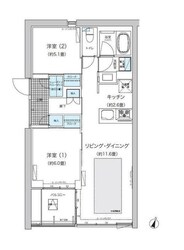 ガーデニエール砧　ＷＥＳＴの物件間取画像